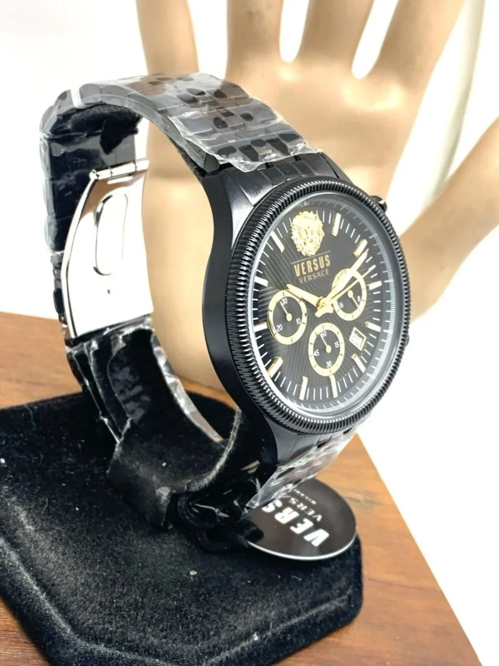 Versus by Versace Men's Watch VSP971221 Chronograph Quartz Black Steel 45mm